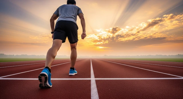 スタートラインの先のイメージ画像