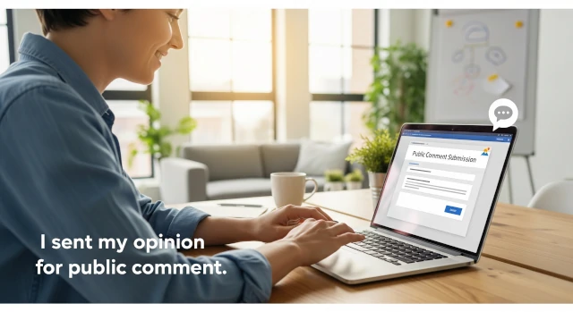 パブリックコメントに意見を送りましたのイメージ画像