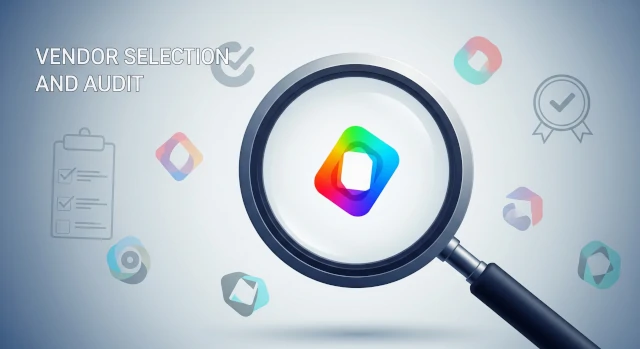 ベンダー選定と監査のイメージ画像