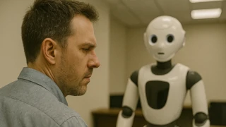 振り返ればロボットがいるのイメージ画像